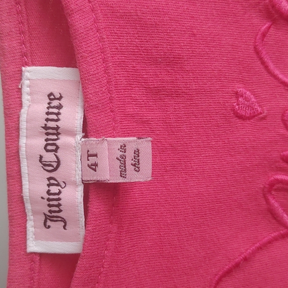 🎉HP🎉Girl's Juicy Couture Pink Ruffle Top - Picture 3 of 5